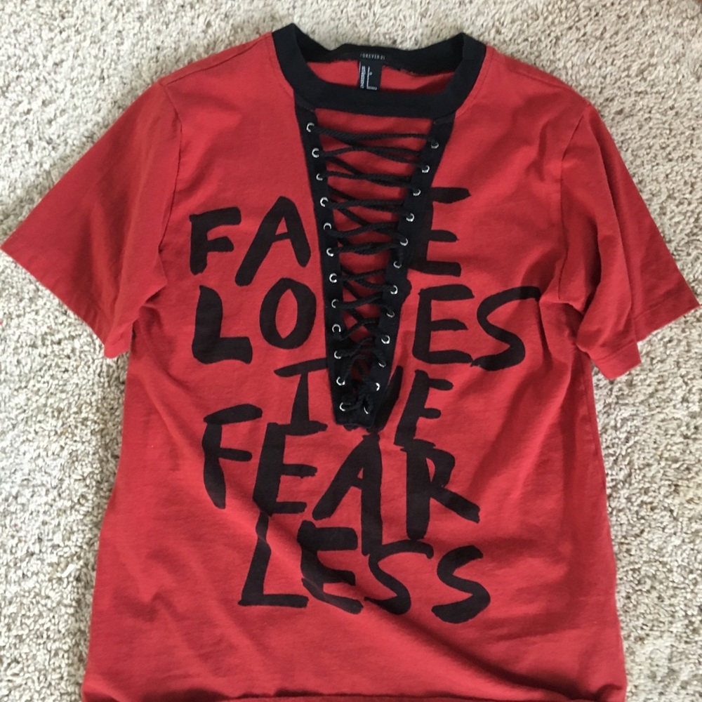 Forever 21 Edgy Fashion Shirt